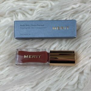 Merit Shade Slick Hydrating Tinted Lip Oil Taupe